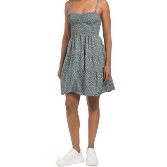 New - Madewell Tucker Tie Strap Mini Dress - Picture 2 of 10